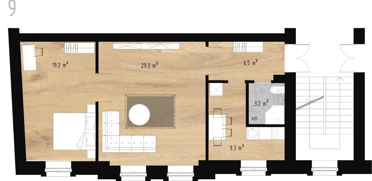 Gourmet Storie'S Ap 68Sqm Renovated Free Parking Apartman Riga Kültér fotó